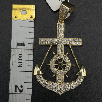 14k Gold Anchor Pendant Only (CLEARANCE)